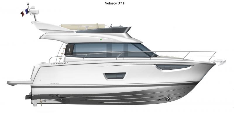 Velasco 37F │ Velasco of 11m │ Boat powerboat Jeanneau  19901