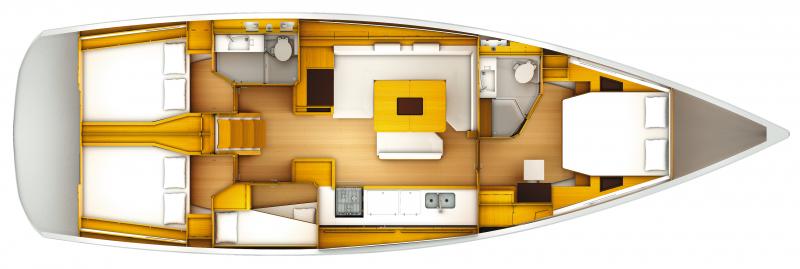 Sun Odyssey 509 │ Sun Odyssey of 15m │ Boat Segelboote Jeanneau boote plans 1638