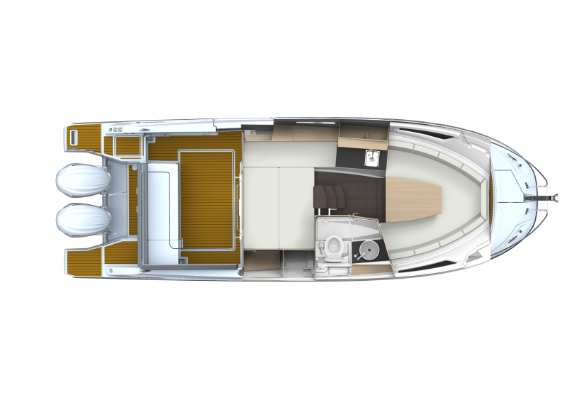 Leader 9.0 WA Series 2 │ Leader WA of 9m │ Boat powerboat Jeanneau Cap Camarat 9.0 WA Serie2 27634