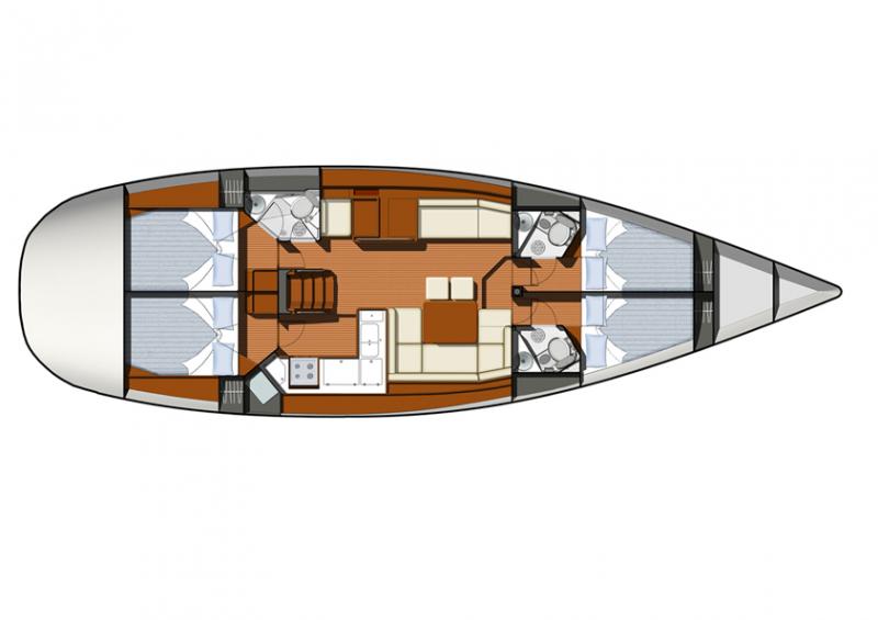 Sun Odyssey 50 DS │ Sun Odyssey DS of 15m │ Boat Sailboat Jeanneau  224