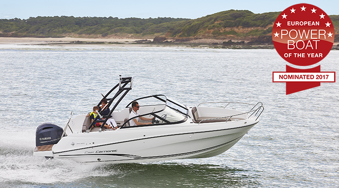 CAP CAMARAT 6.5 BR HAS BEEN NOMINATED “EUROPEAN POWERBOAT OF THE YEAR” FOR 2017