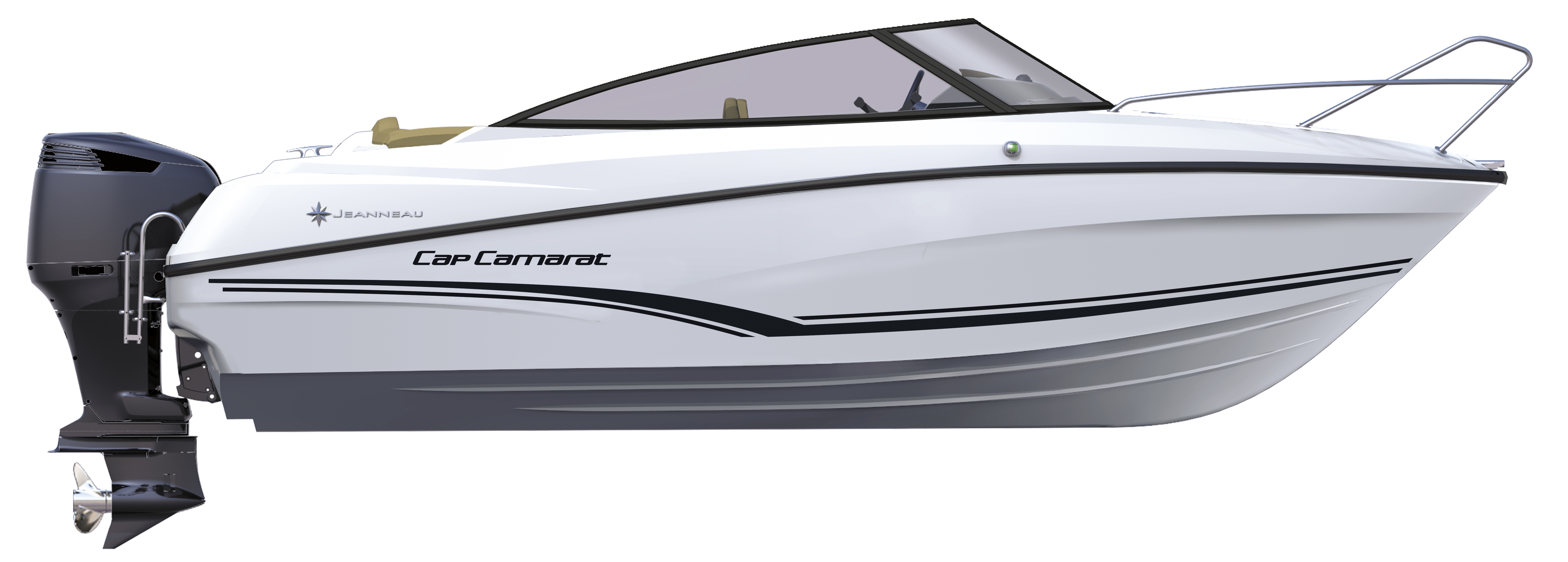 Cap Camarat 6.5 DC │ Cap Camarat Day Cruiser of 6m │ Boat Moteurs Jeanneau