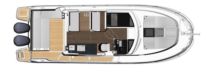 NC 1095 Coupe │ NC Weekender of 10m │ Boat Moteurs Jeanneau  18853