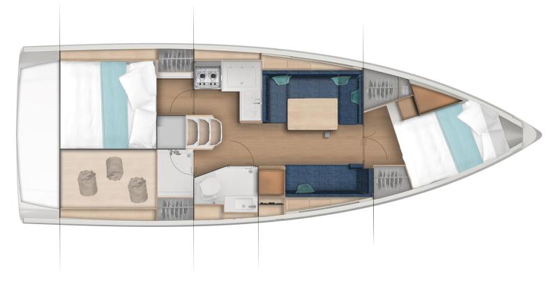 Sun Odyssey 380 │ Sun Odyssey of 11m │ Boat Sailboat Jeanneau  24436