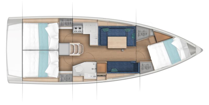 Sun Odyssey 380 │ Sun Odyssey of 11m │ Boat Sailboat Jeanneau  24438