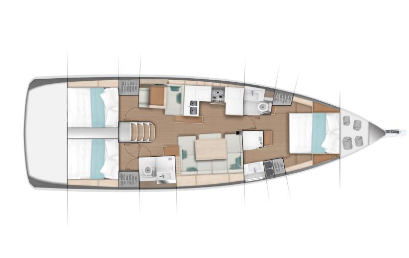 Sun Odyssey 490 │ Sun Odyssey of 14m │ Boat Segelboote Jeanneau  19774