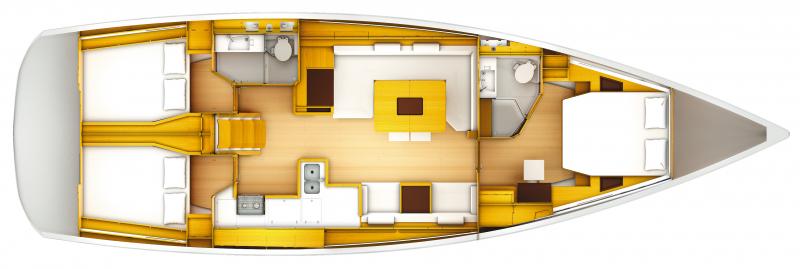 Sun Odyssey 509 │ Sun Odyssey of 15m │ Boat Barche a vela Jeanneau barche plans 1637