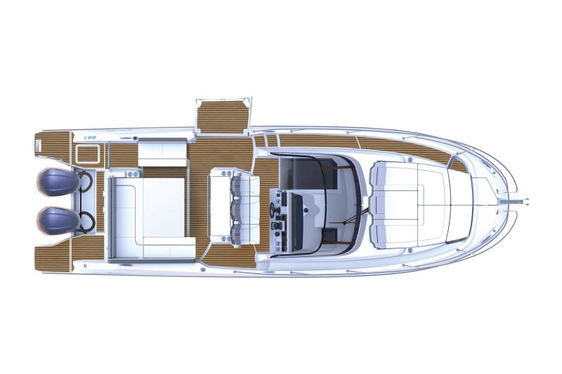 Leader 10.5 WA - New Version │ Leader WA of 11m │ Boat Moteurs Jeanneau  21659