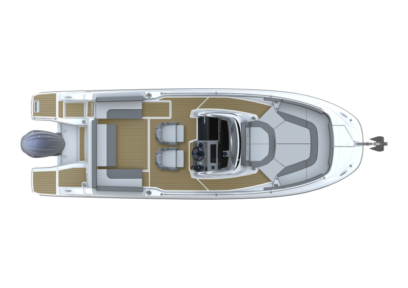 Cap Camarat 7.5 CC │ Cap Camarat Center Console of 7m │ Boat Moteurs Jeanneau Cap Camarat 7.5 CC Série3 23100