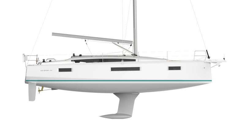 Sun Odyssey 410 │ Sun Odyssey of 12m │ Boat Sailboat Jeanneau Sun Odyssey 410 - Profil 19345