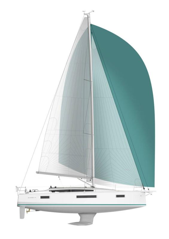 Sun Odyssey 410 │ Sun Odyssey of 12m │ Boat Sailboat Jeanneau Sun Odyssey 410 - Profil 19343