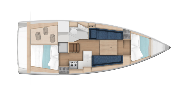 Sun Odyssey 350 │ Sun Odyssey de 10m │ Bateaux Voiliers Jeanneau Sun Odyssey 350 28670