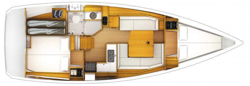 Sun Odyssey 389 │ Sun Odyssey of 12m │ Boat Sailboat Jeanneau  12873