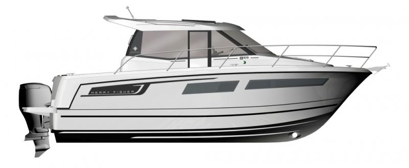 Merry Fisher 855 │ Merry Fisher of 9m │ Boat Moteurs Jeanneau boat plans 212