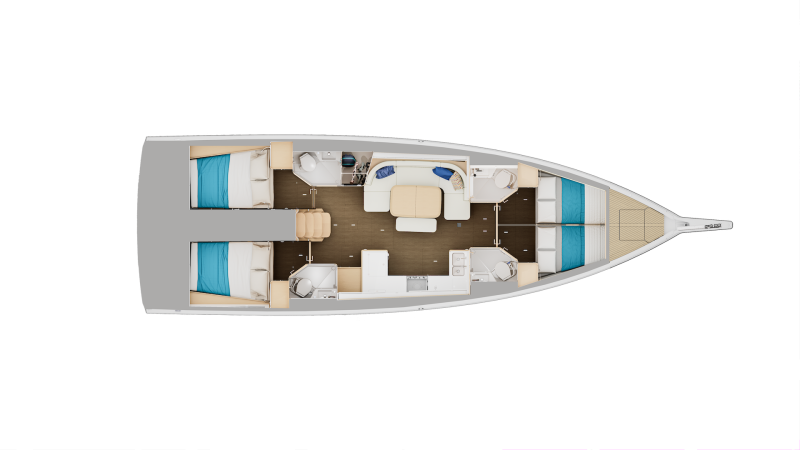 Sun Odyssey 455 │ Sun Odyssey of 14m │ Boat Barche a vela Jeanneau  31900