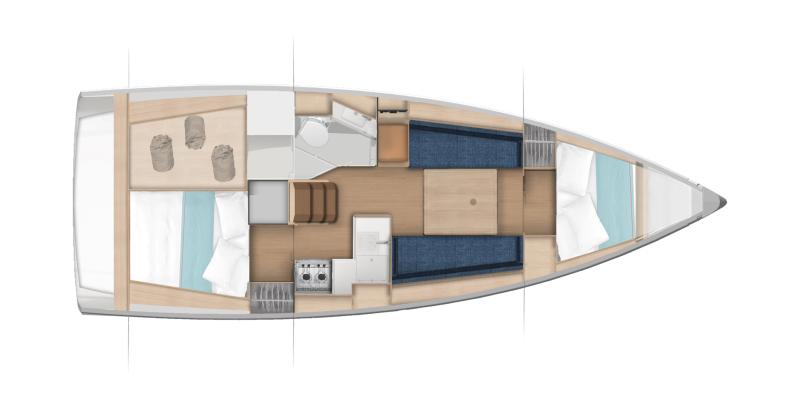 Sun Odyssey 350 │ Sun Odyssey de 10m │ Bateaux Voiliers Jeanneau Sun Odyssey 350 28671