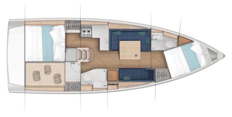 Sun Odyssey 380 │ Sun Odyssey of 11m │ Boat Sailboat Jeanneau  24434