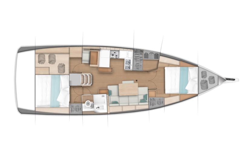 Sun Odyssey 440 │ Sun Odyssey of 13m │ Boat Segelboote Jeanneau  19496