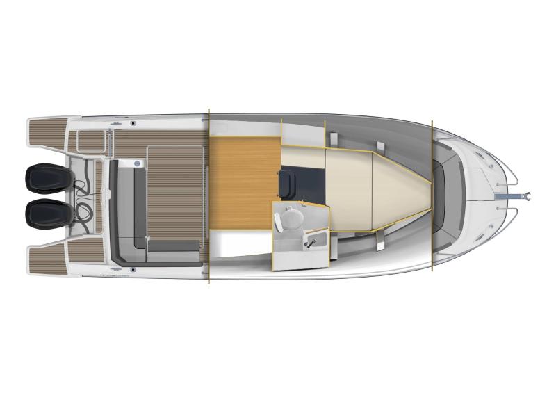 Cap Camarat 9.0 CC │ Cap Camarat Center Console of 9m │ Boat Moteurs Jeanneau  18795