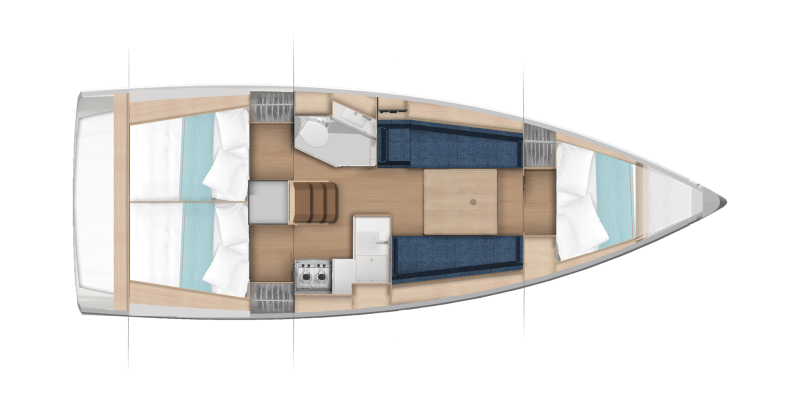 Sun Odyssey 350 │ Sun Odyssey de 10m │ Bateaux Voiliers Jeanneau Sun Odyssey 350 28672